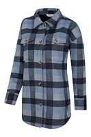 Victoria Womens Brushed Check Shacket