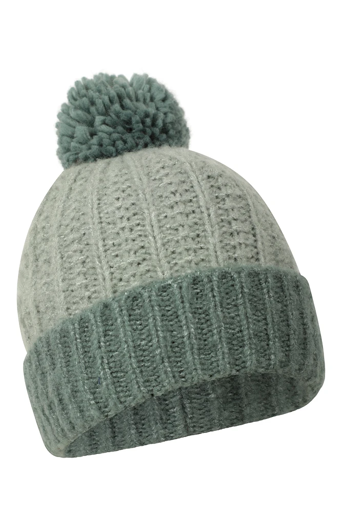 Vostok Womens Lined Pom Beanie