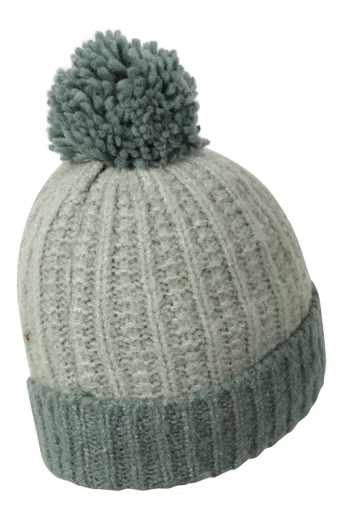Vostok Womens Lined Pom Beanie