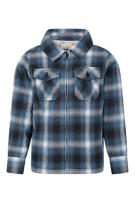 Stream Kids Sherpa Lined Zip Shacket