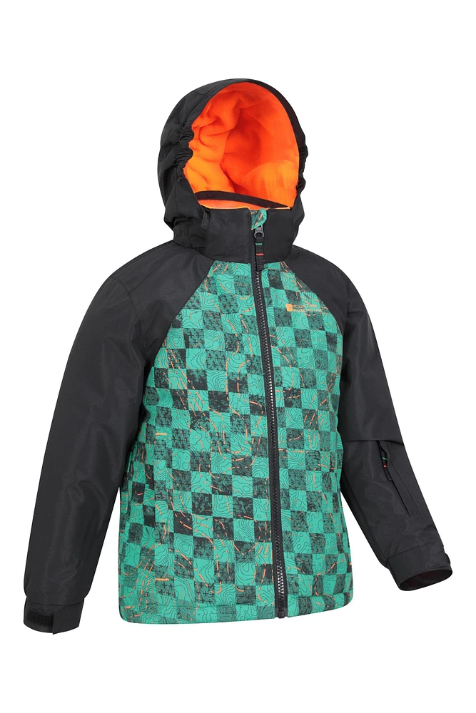 Mogal II Printed Kids Ski Jacket