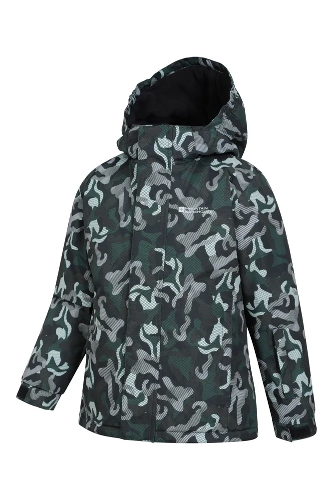Kids Printed Ski Jacket & Pant Set
