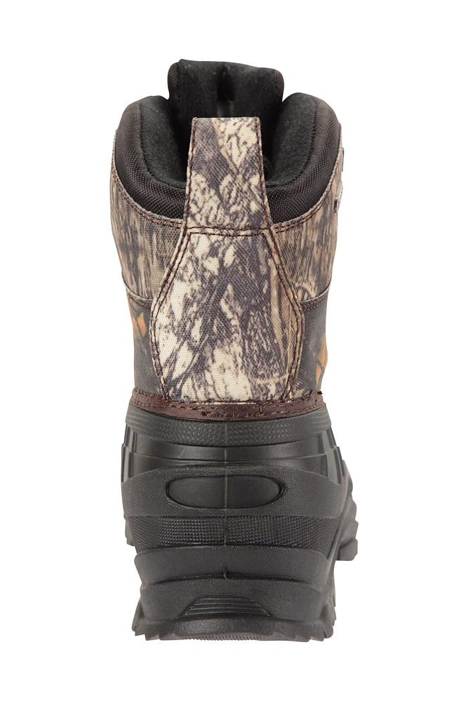 Woodland Mens Camo Snow Boots