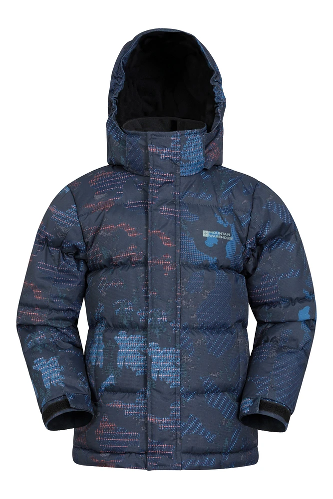 Snow II Kids Printed Water Resistant Insulated Jacket