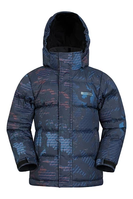 Snow II Kids Printed Water Resistant Insulated Jacket