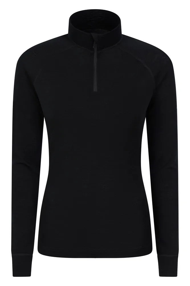 Merino Womens Zip-Neck Thermal Top II