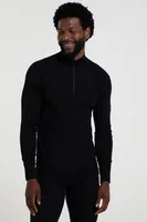 Merino II Mens Zip Neck Base Layer Top