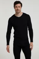 Merino Mens V Neck Base Layer