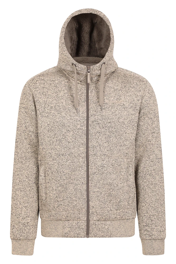 Nevis II Mens Fur Lined Hoodie