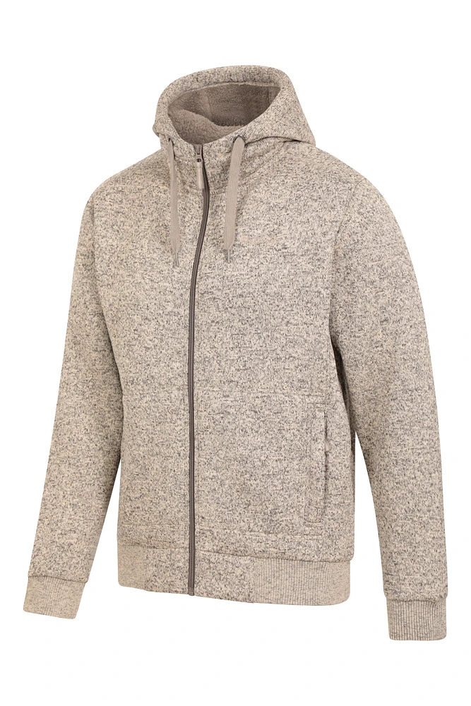 Nevis II Mens Fur Lined Hoodie