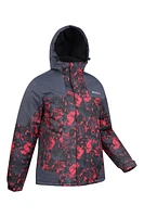 Mens Printed Ski Jacket and Pants Set