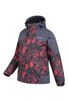 Mens Printed Ski Jacket and Pants Set