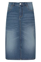 Ash Womens A-Line Denim Skirt