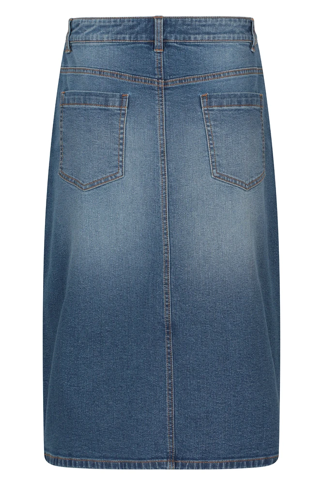 Ash Womens A-Line Denim Skirt