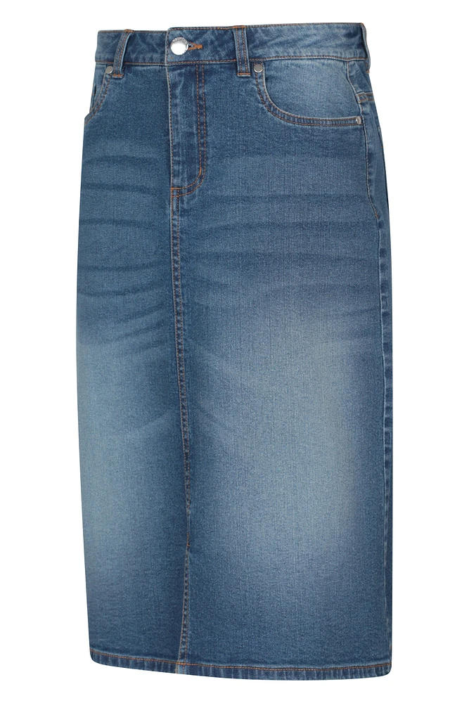 Ash Womens A-Line Denim Skirt