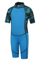 Kids Printed Shorty Wetsuit