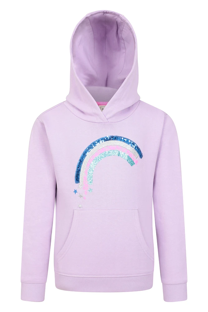 Sequin Rainbow Kids Hoodie