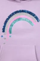 Sequin Rainbow Kids Hoodie