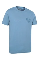 Camping Sketch Mens T-Shirt