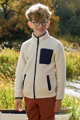 Atlas Kids Full Zip Sherpa Fleece