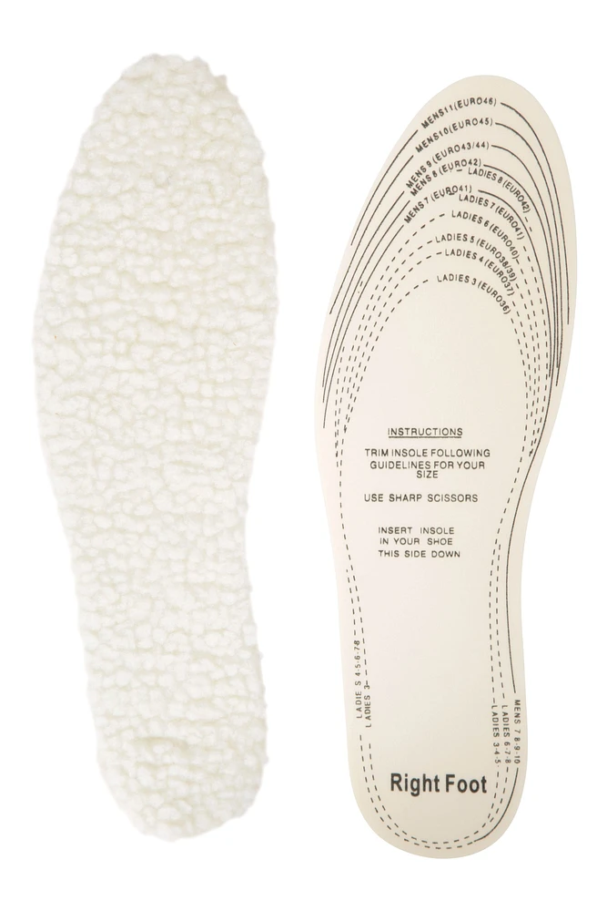 Sherpa-Lined Insole