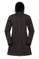 Exodus Womens Longline Water Resistant Softshell Jacket