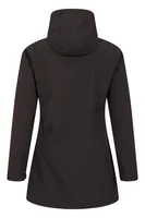 Exodus Womens Longline Water Resistant Softshell Jacket