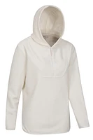 Corrie Womens Hooded Half-Zip Fleece
