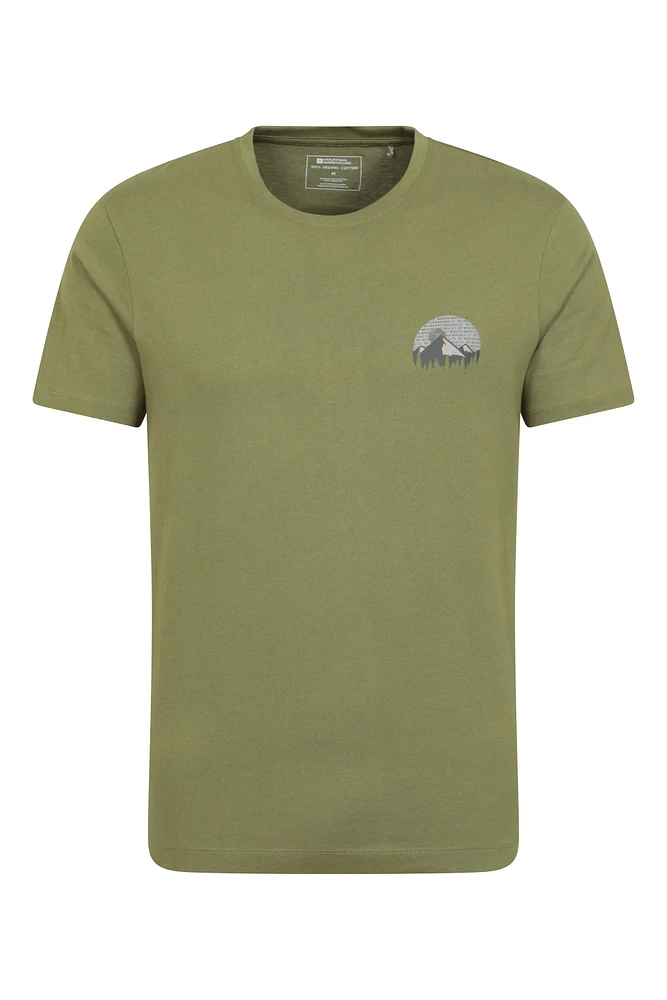 Circle Mountain Mens T-Shirt