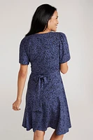 Como Printed Womens Tea Dress