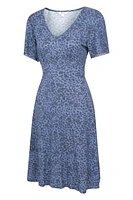 Como Printed Womens Tea Dress