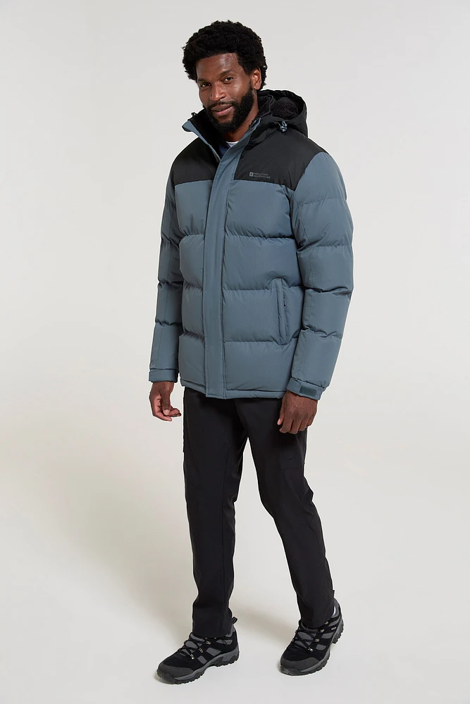 Snow Sherpa Lined Mens Padded Jacket