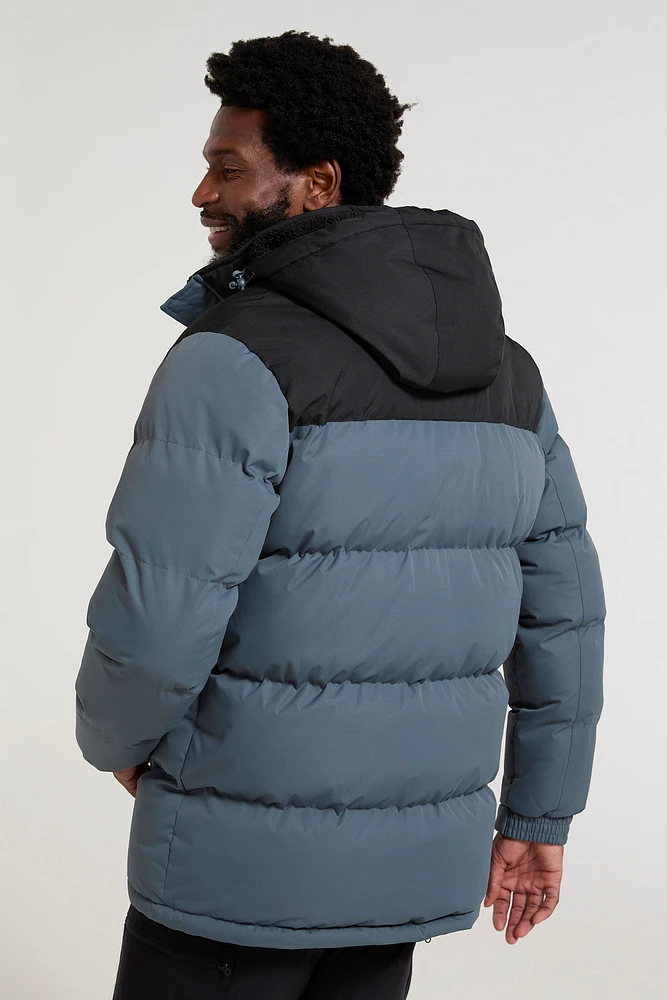 Snow Sherpa Lined Mens Padded Jacket