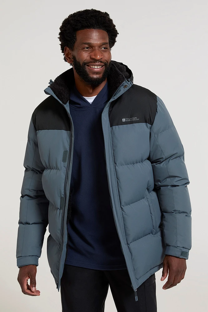 Snow Sherpa Lined Mens Padded Jacket