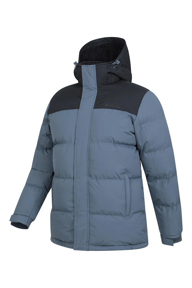 Snow Sherpa Lined Mens Padded Jacket