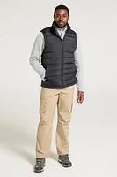 Seasons Mens Fur-Lined Padded Gilet