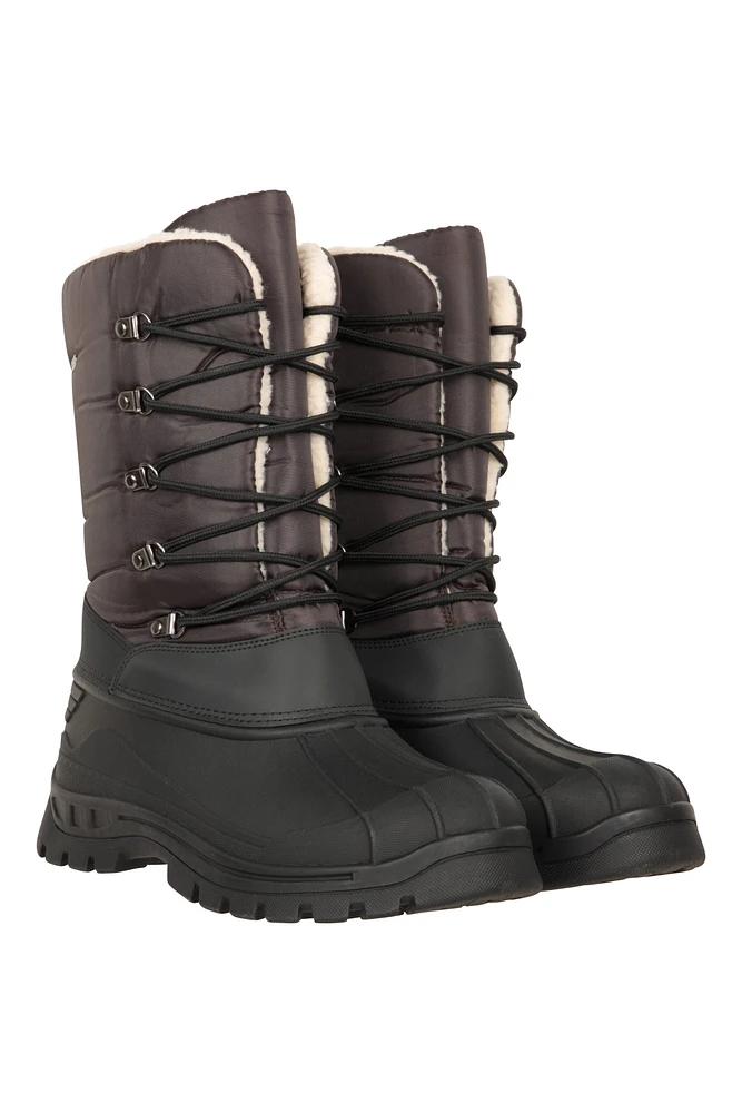 Plough Mens Sherpa Lined Snow Boot