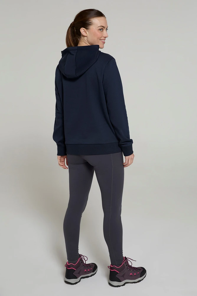 Neon Mountain Womens Jersey Hoodie