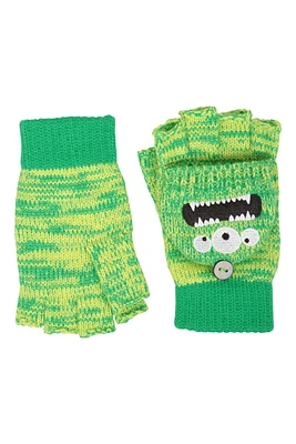 Monster Fingerless Kids Gloves