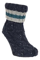 Fleece Lined Mens Grippi Slipper Socks