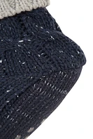 Fleece Lined Mens Grippi Slipper Socks