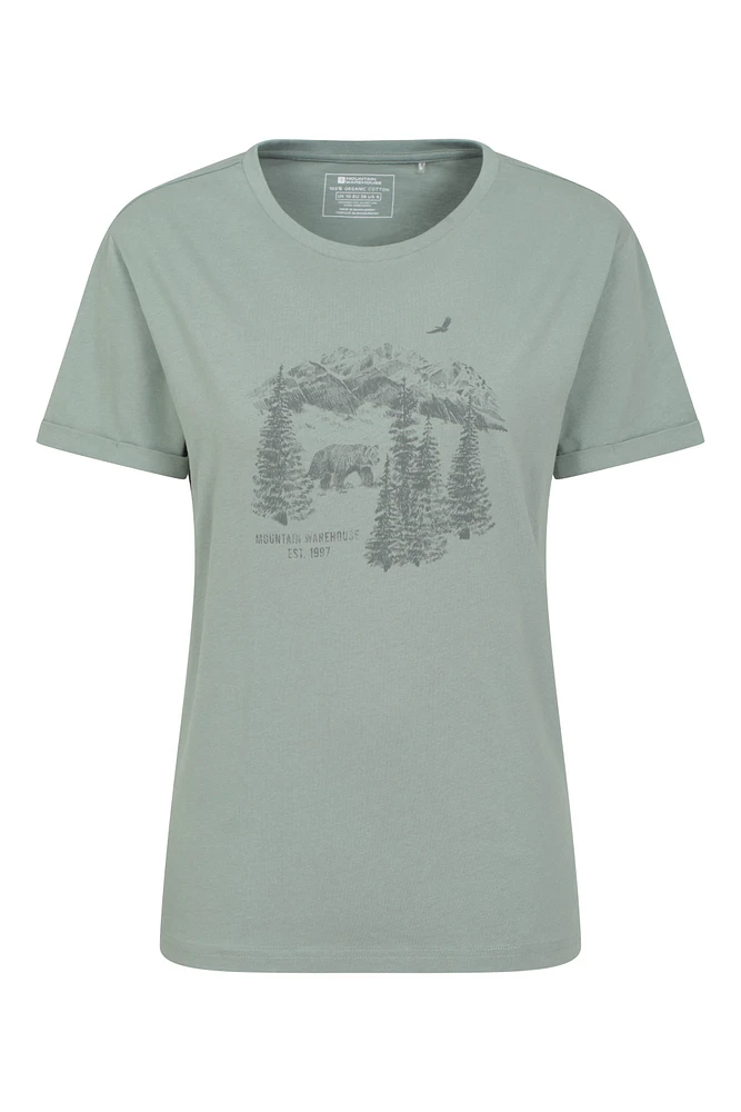 Forest Bear Womens Loose Fit T-Shirt