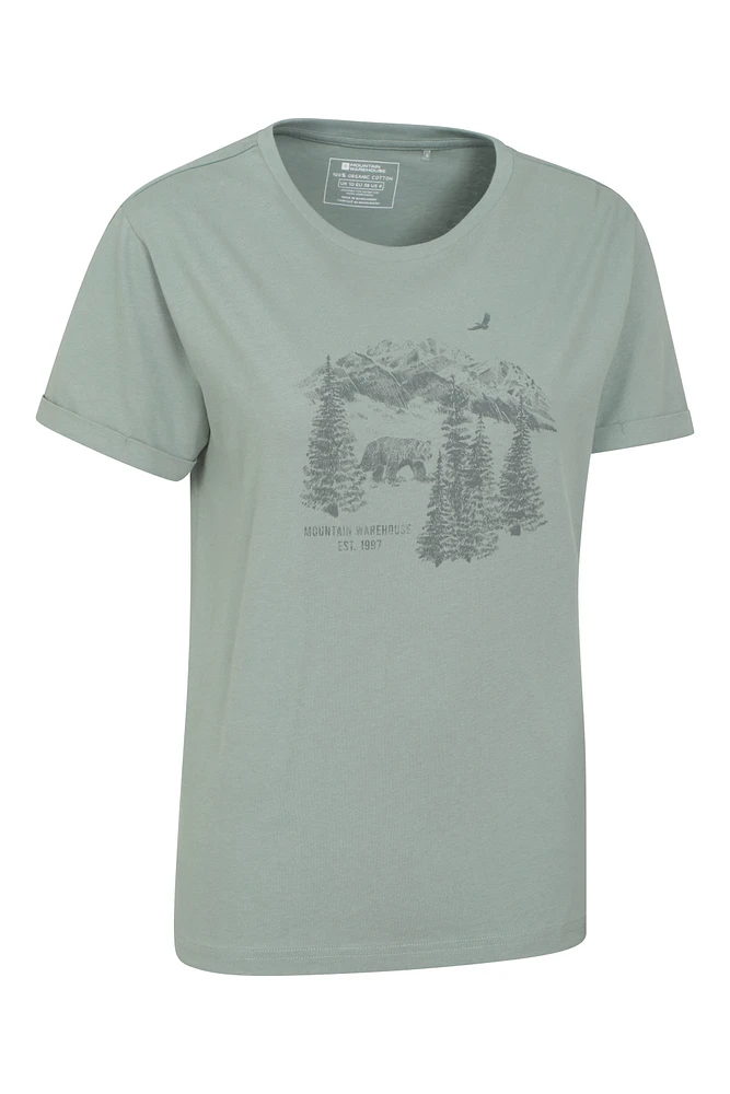 Forest Bear Womens Loose Fit T-Shirt