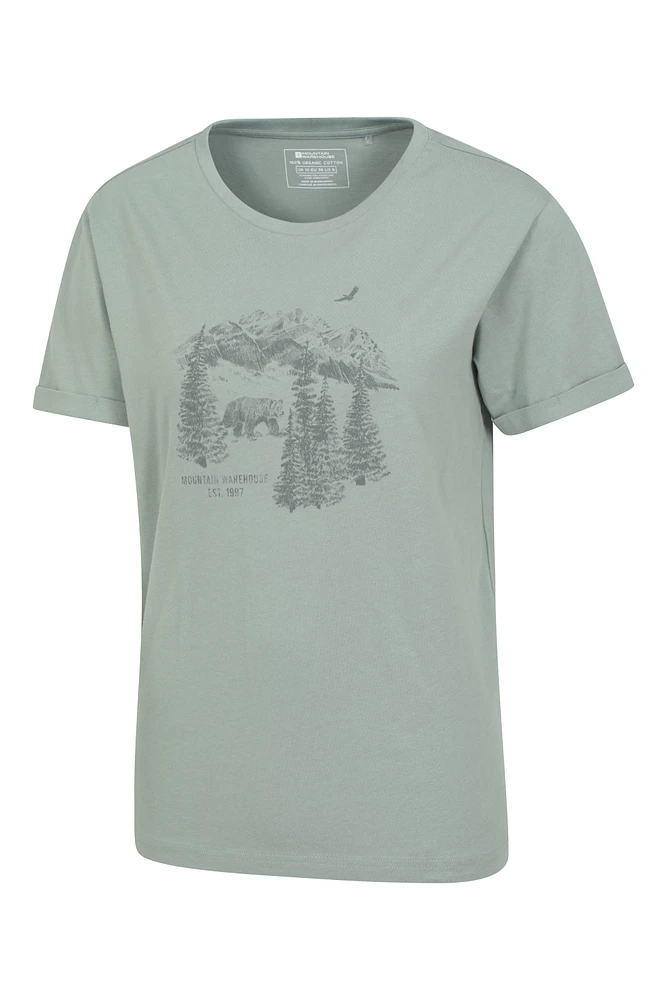Forest Bear Womens Loose Fit T-Shirt