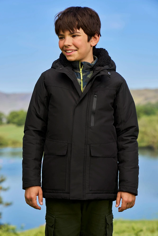 Noah Kids Sherpa Lined Waterproof Jacket