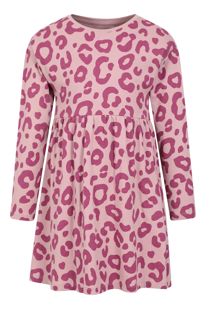 Mountain Essentials Lora Kids Printed Long Sleeve Dress