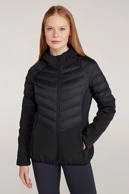 Agile Womens Hybrid Softshell Padded Jacket