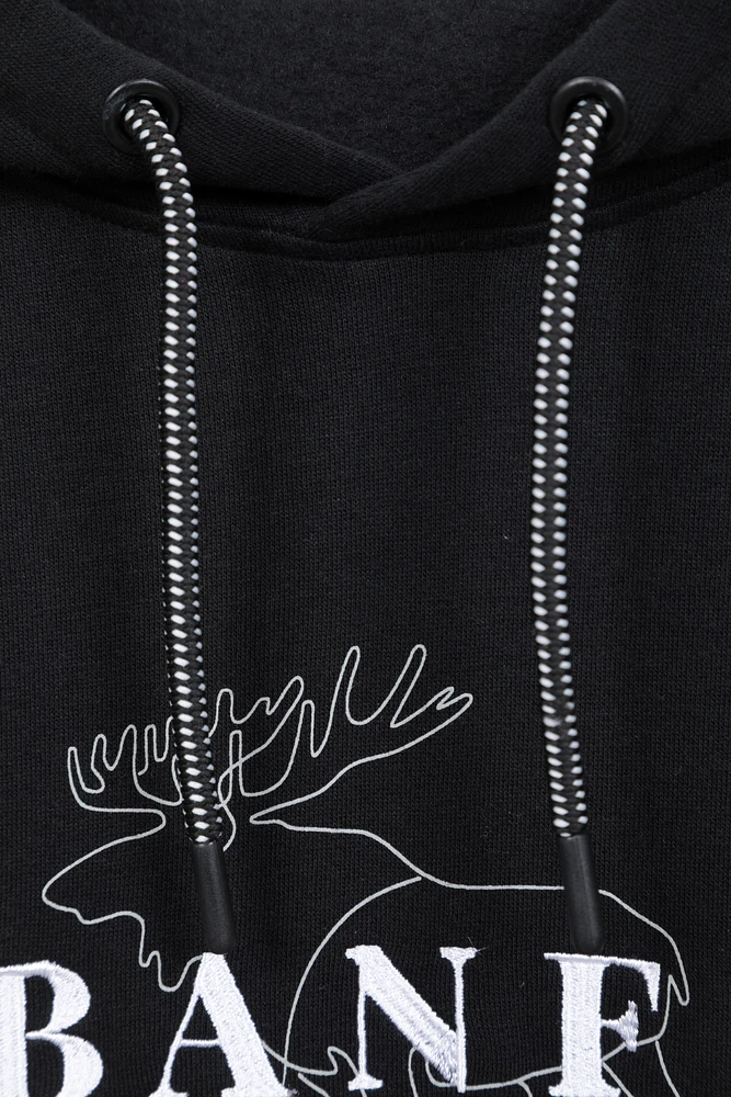 Banff Embroidered Mens Overhead Hoodie