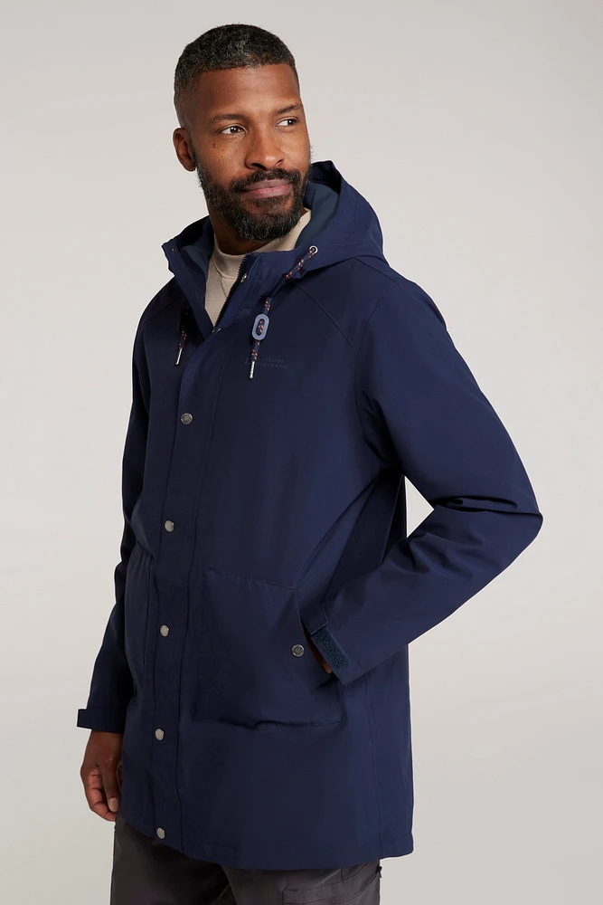 Foxtail Mens Waterproof Long Fleece Lined Jacket