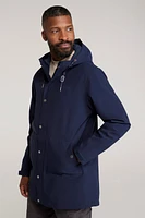 Foxtail Mens Waterproof Long Fleece Lined Jacket